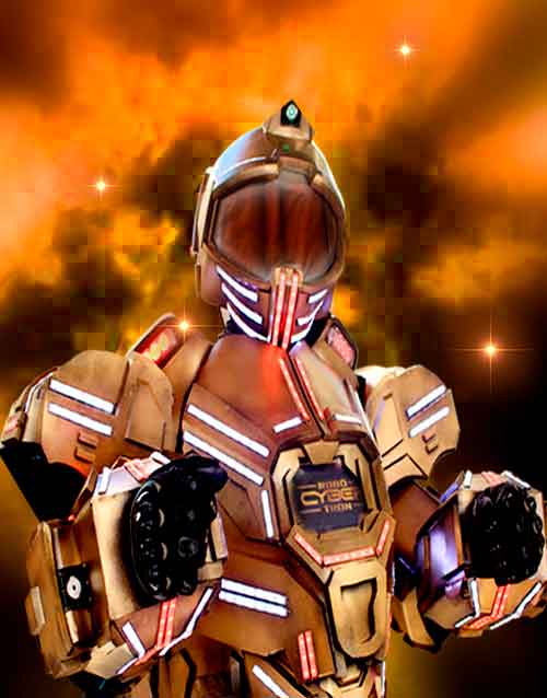 Robo Cybertron Gold